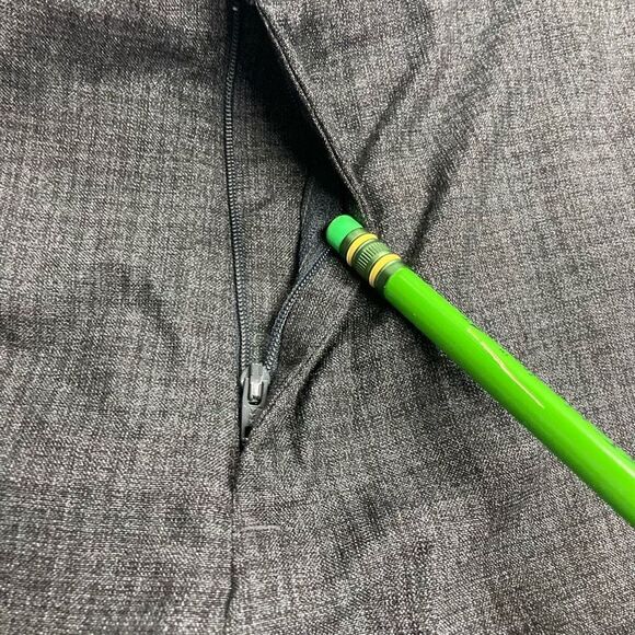 PERRY ELLIS Mens Slim Fit Dark Gray Dress Pants Size 32/30 Hand measures smaller - Picture 3 of 9